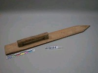 藏品(木製秧田抹平器)的圖片